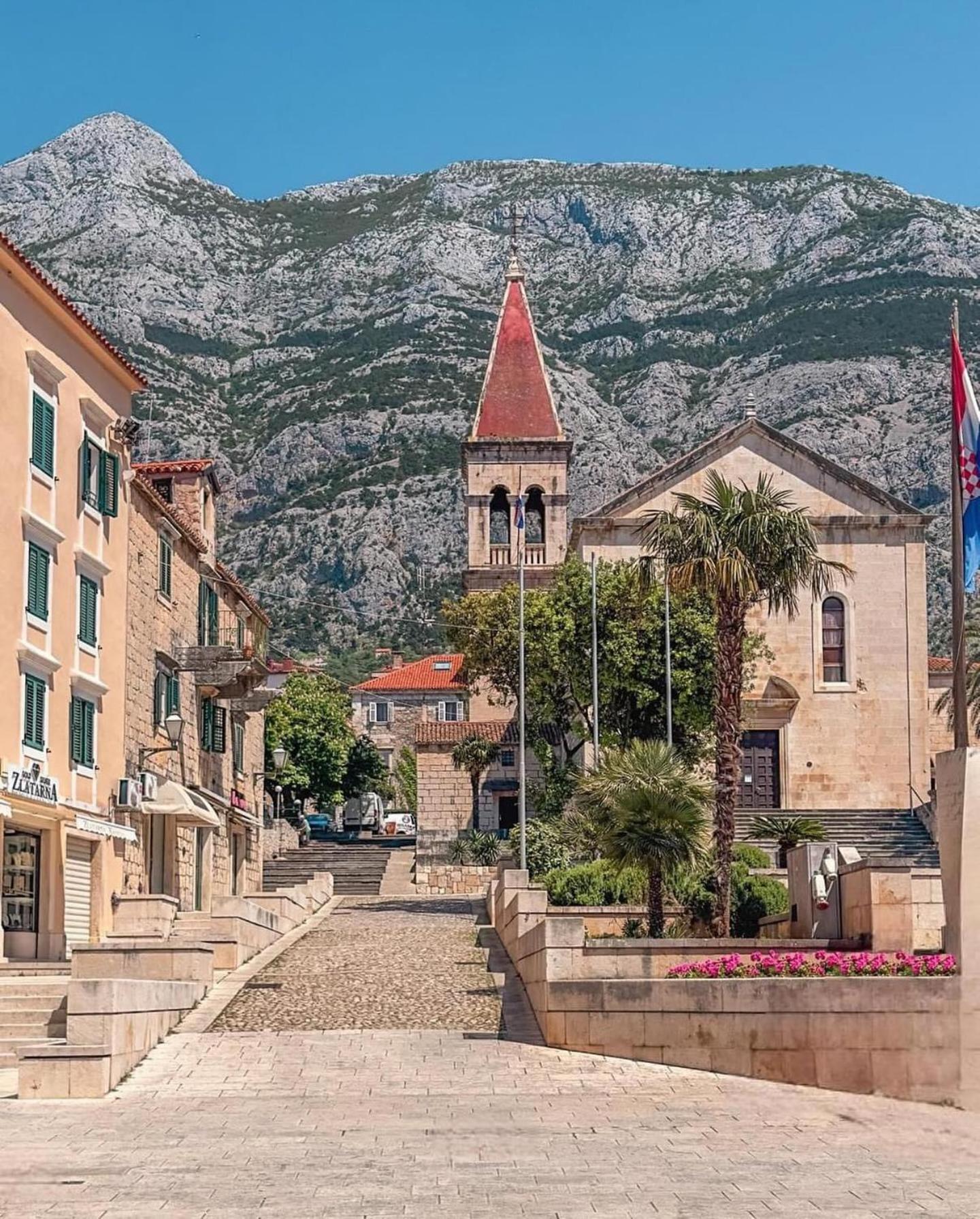 Center Of Makarska Leilighet Eksteriør bilde