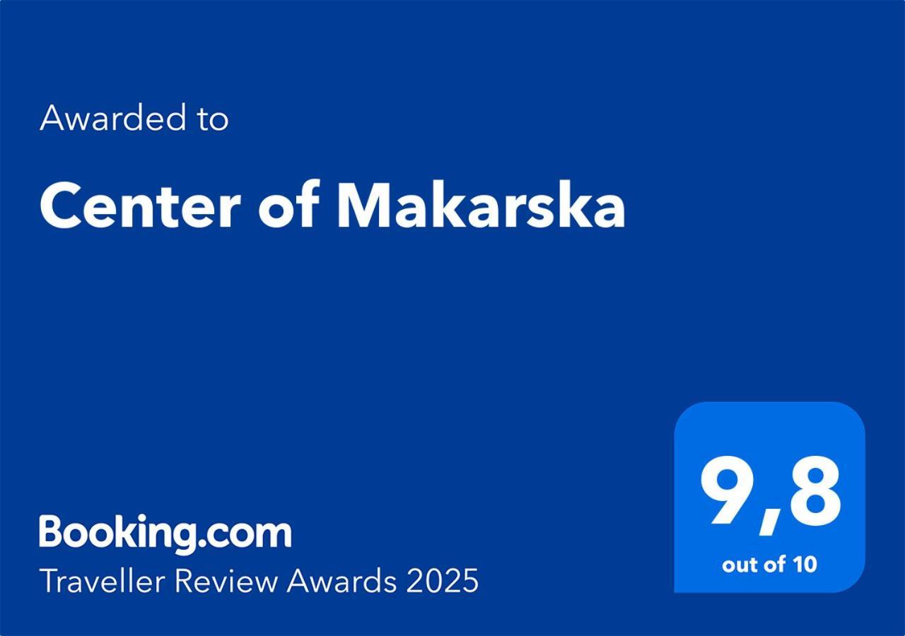Center Of Makarska Leilighet Eksteriør bilde
